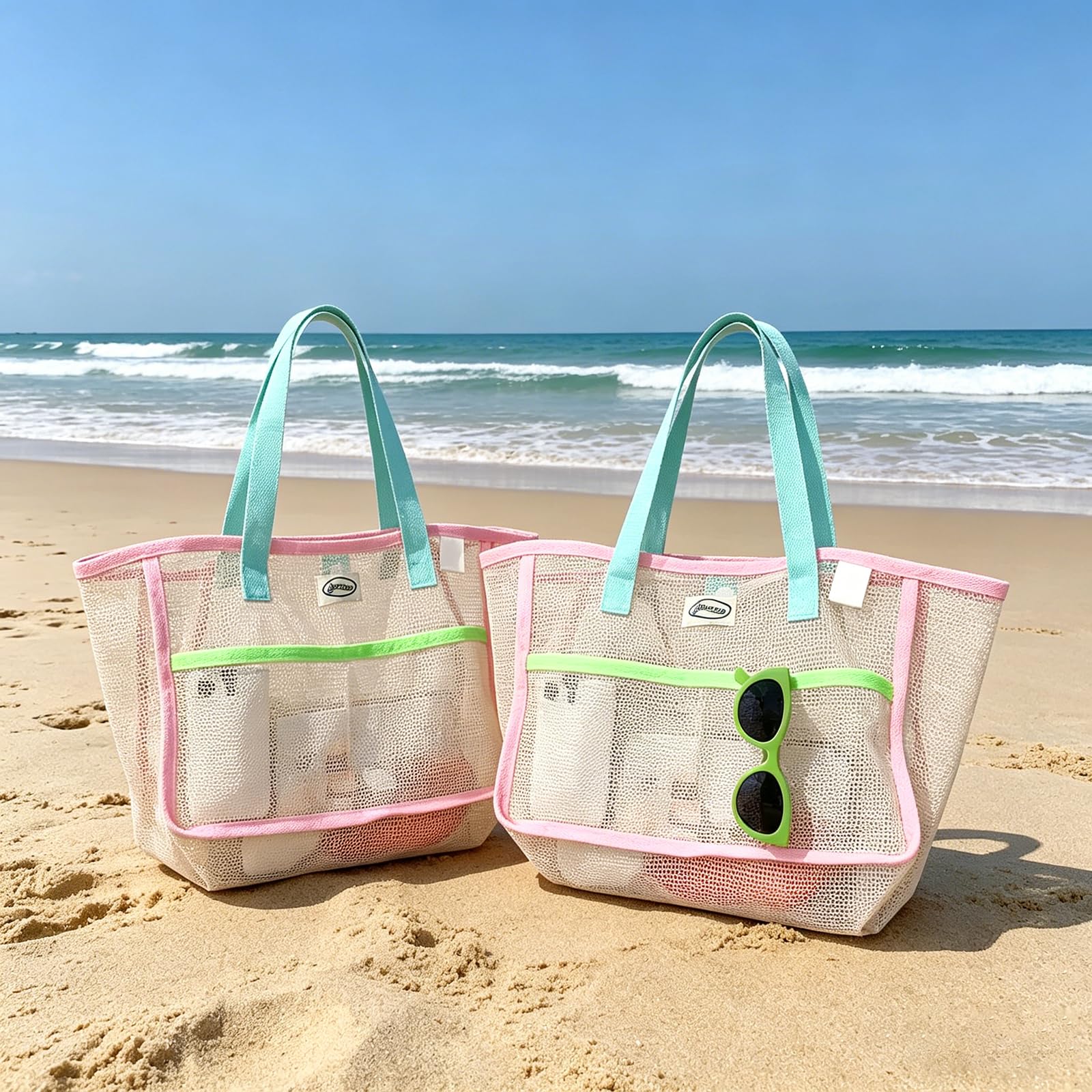 Women Bags Deals - Bolsas de Praia para Mulheres, Coloridas,