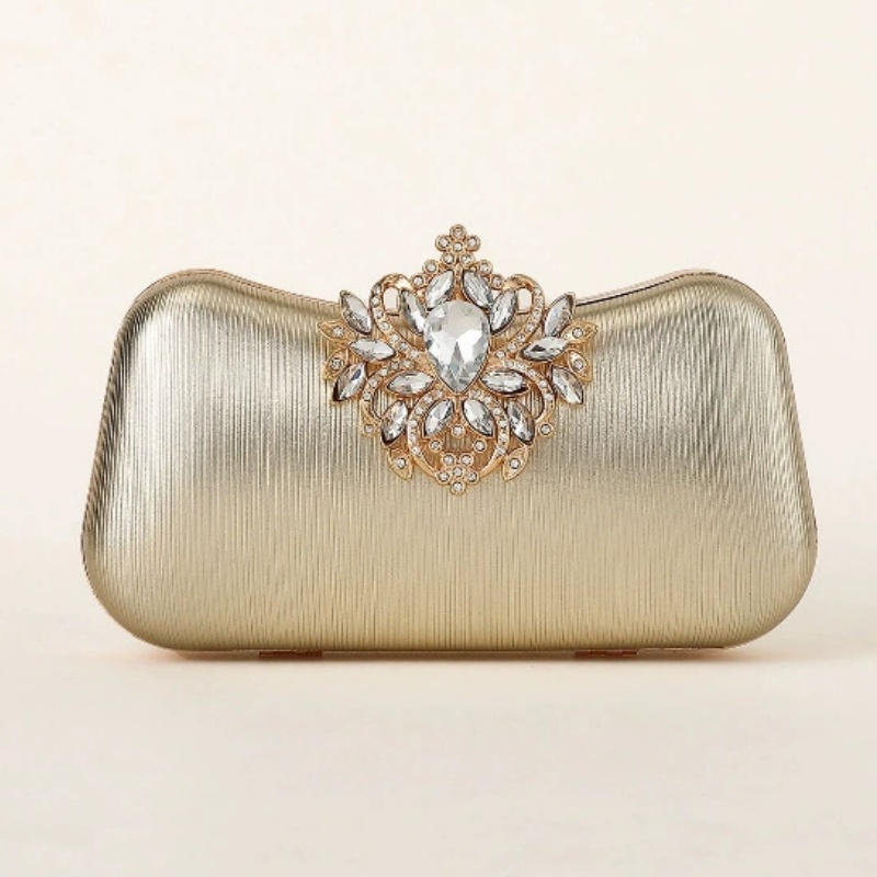 Bolsa Clutch de Veludo Verde E - Women'S Evening Bags avaliação e preço