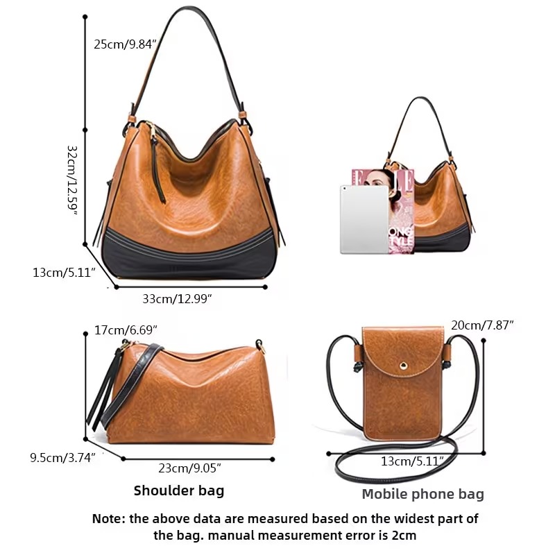 Conjunto de Bolsas Femininas - - Women Bags Crossbody avaliação e preço