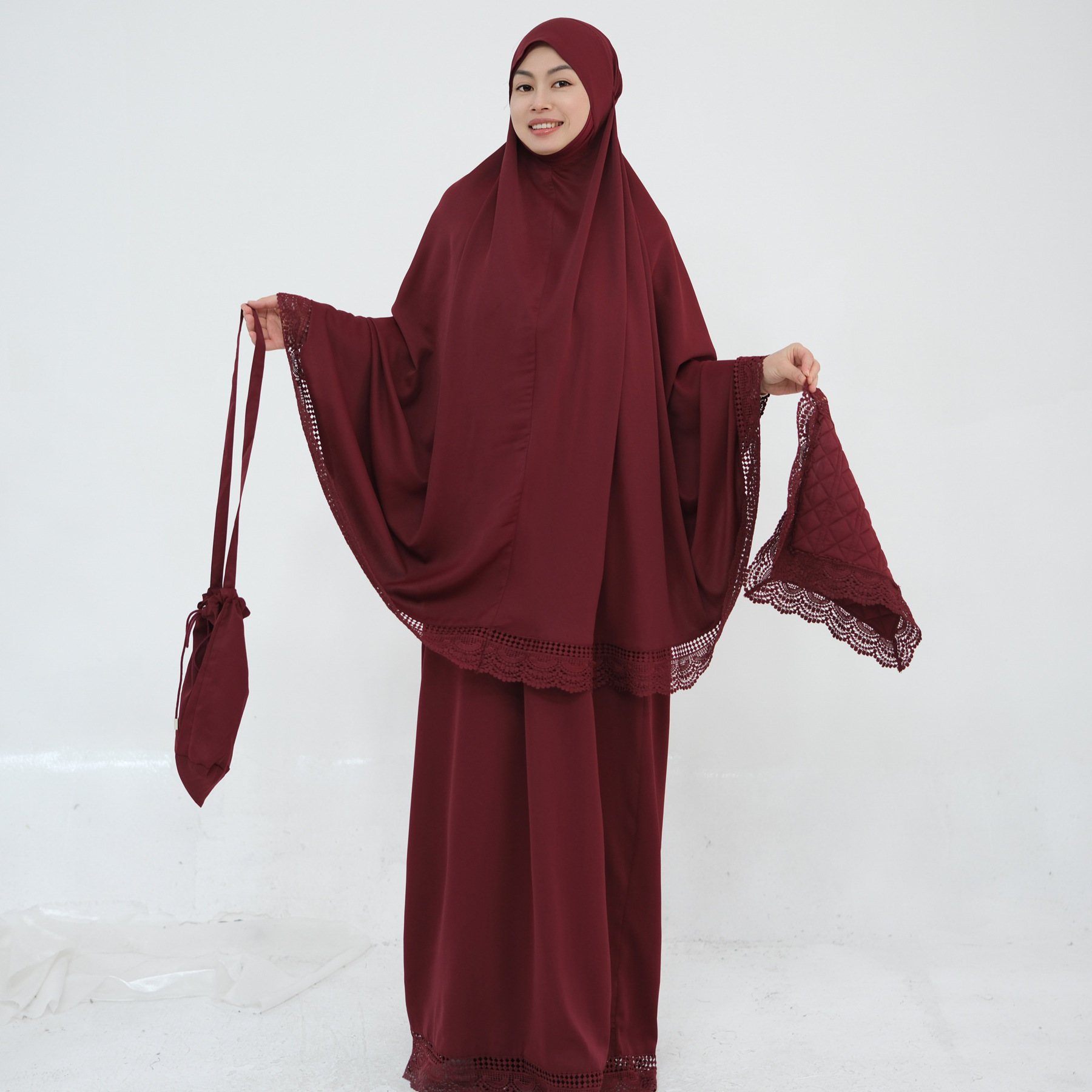 Eid oração vestuário 4 peças c - Women Bags In Dubai avaliação e preço