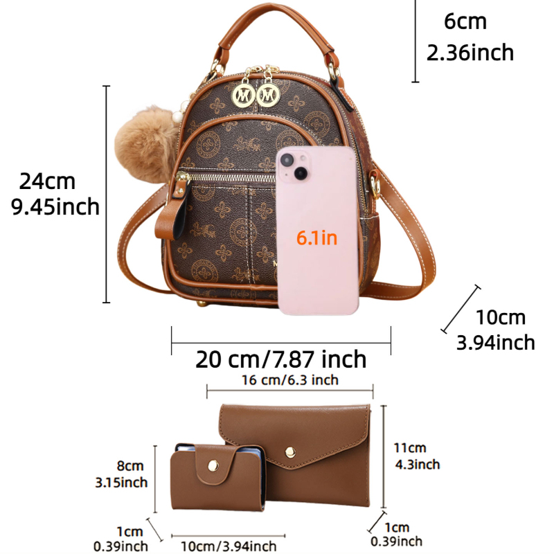 Conjunto de 3 peças de bolsas  - Women Bags Crossbody avaliação e preço