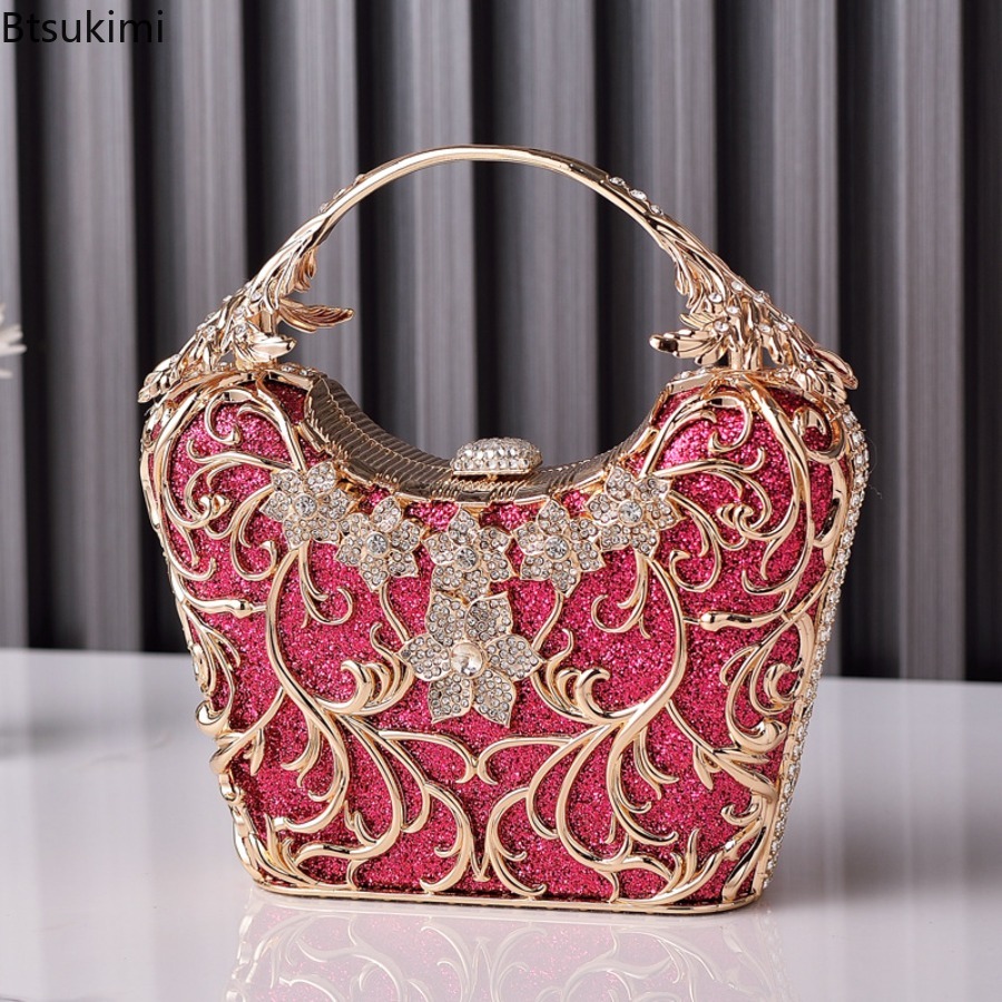 Bolsas de Noite em Metal Vazad - Women'S Evening Bags avaliação e preço
