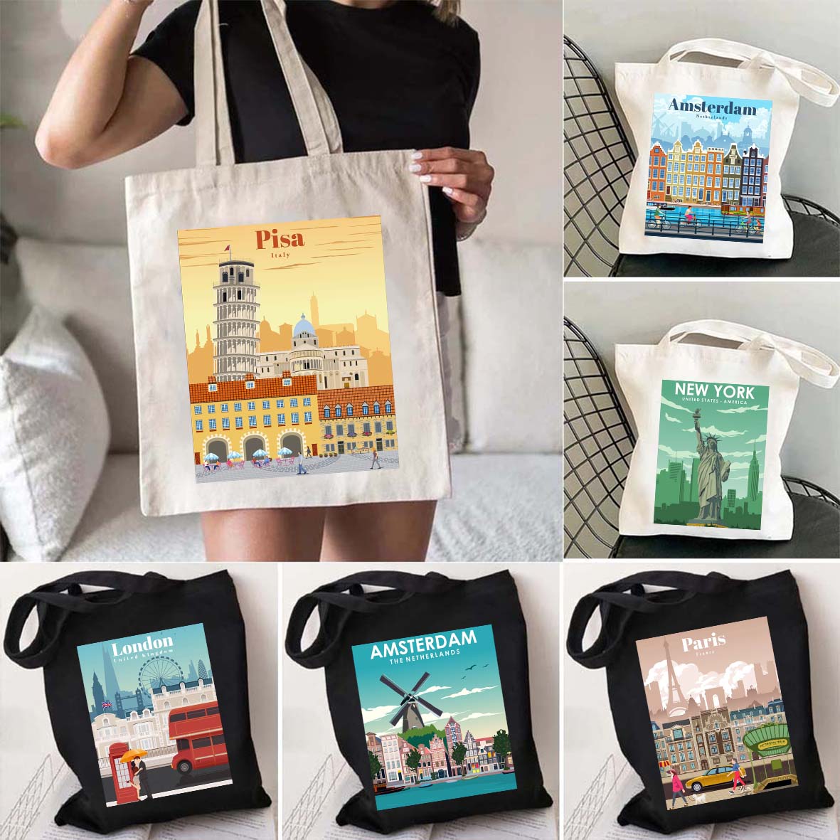 Cidade de Nova York Paris Lond - Women Bags In Dubai avaliação e preço