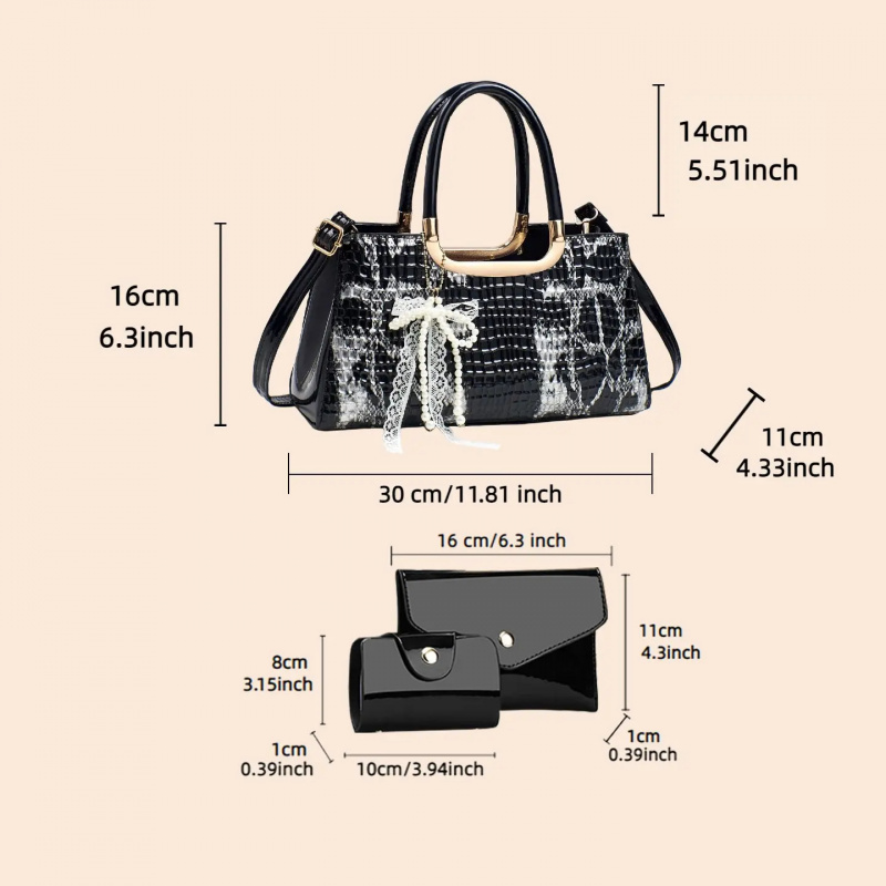 Conjunto de Bolsas Femininas,  - Women'S Evening Bags avaliação e preço